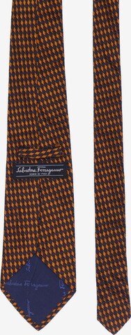 Salvatore Ferragamo Seiden-Krawatte One Size in Orange