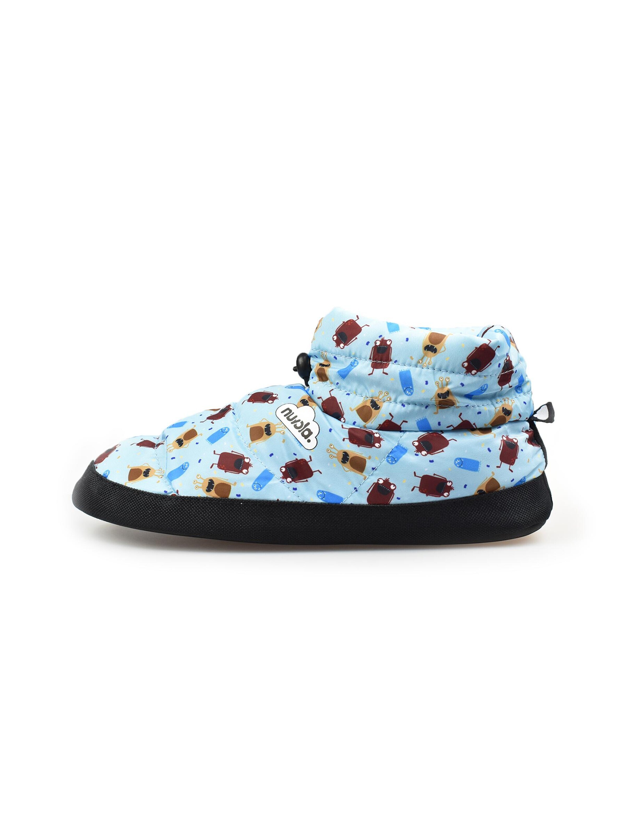 Nuvola. Slippers 'Mostro' in Blue: front