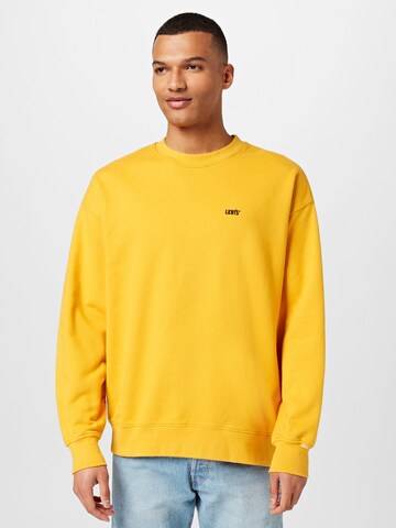 LEVI'S ® - Sweatshirt 'Gold Tab™ Crewneck' em laranja: frente