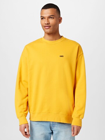 Sweat-shirt 'Gold Tab™ Crewneck' LEVI'S ® en orange : devant