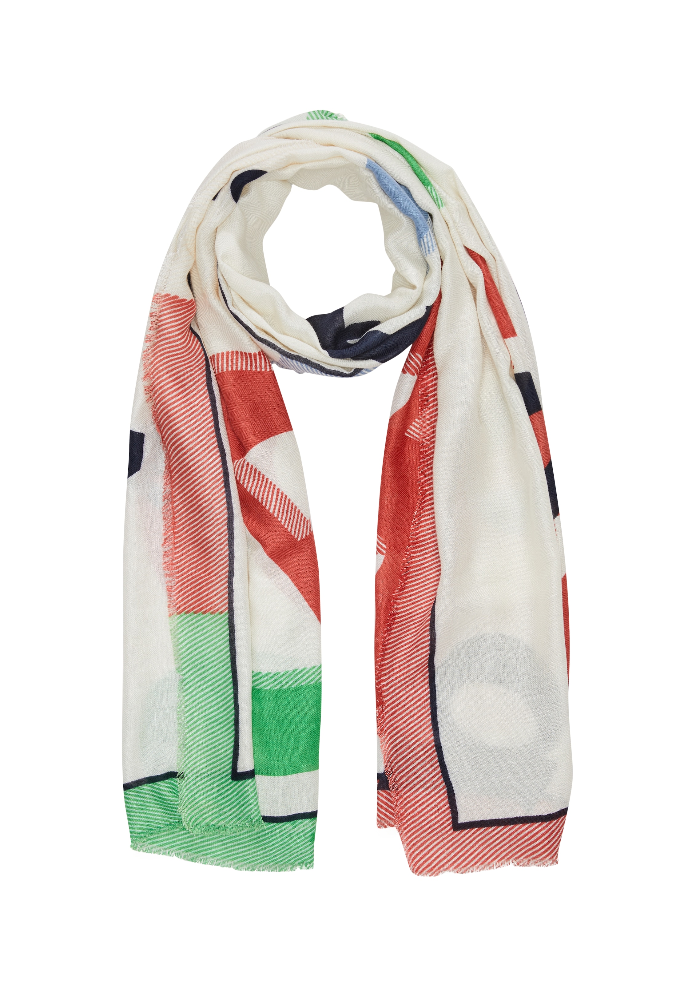 s.Oliver Shawl in Mixed colours: front