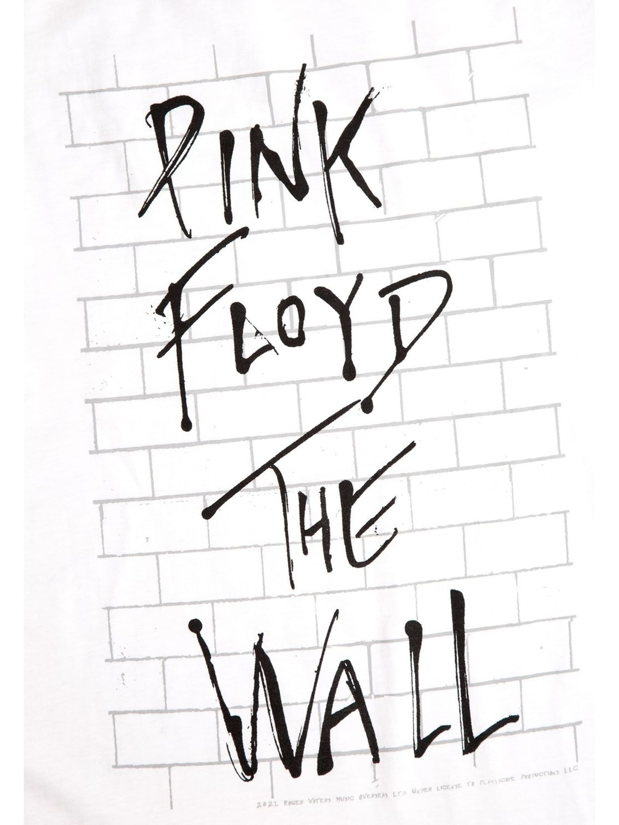 T-Shirt 'Pink Floyd- The Wall album  T-Shirt' Pink Floyd en blanc
