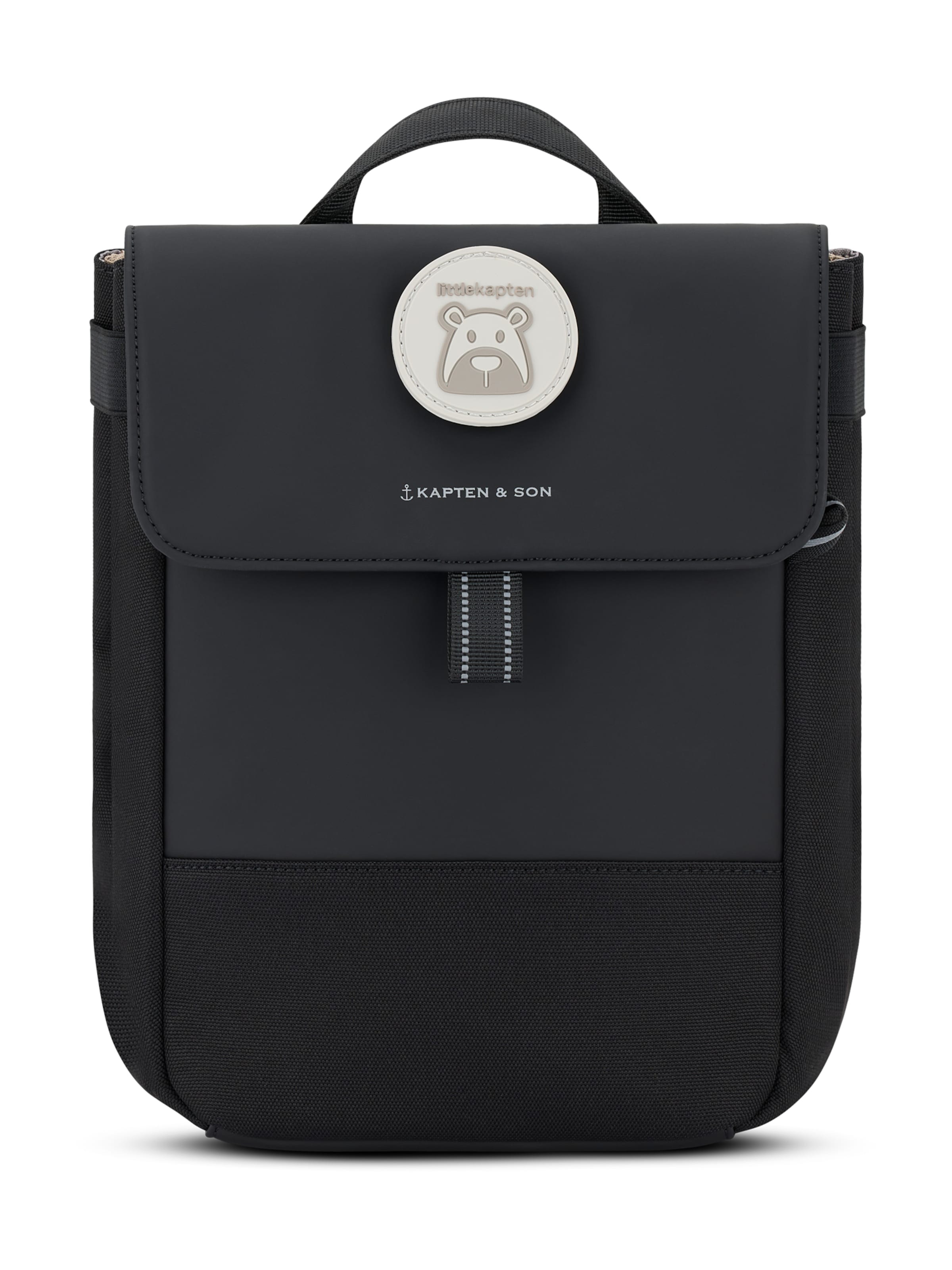 Kapten & Son Hátizsák 'FYN' - fekete: elől