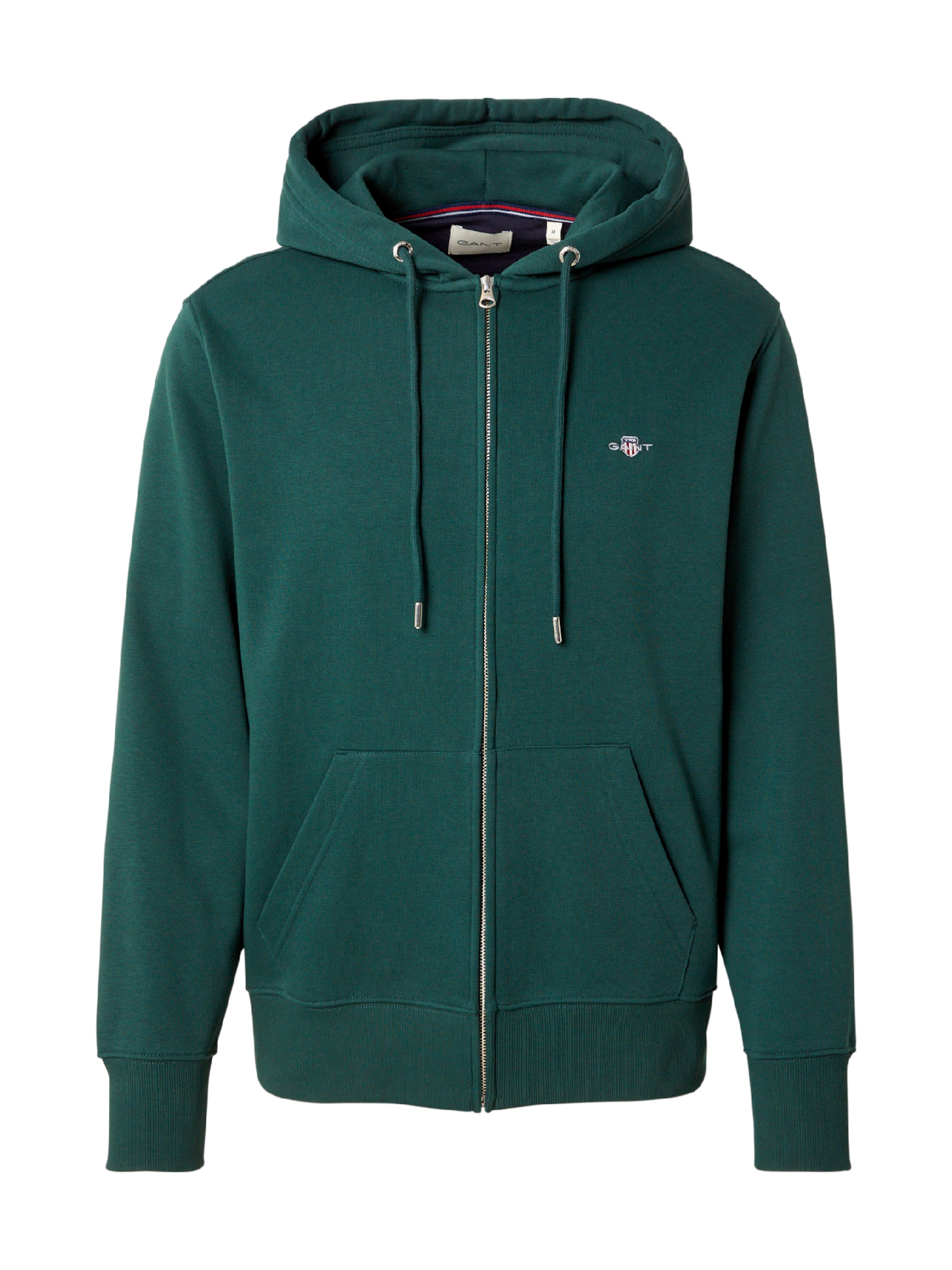 GANT Суичъри с качулка в зелено: отпред