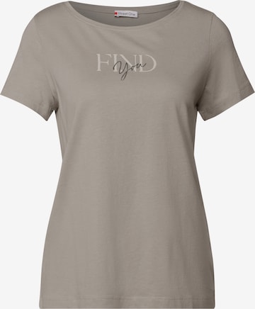 STREET ONE T-Shirt in Beige: Vorderseite