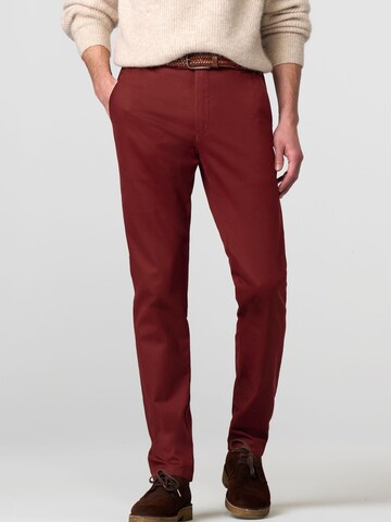 MEYER Regular Chino 'Bonn' in Rood: voorkant