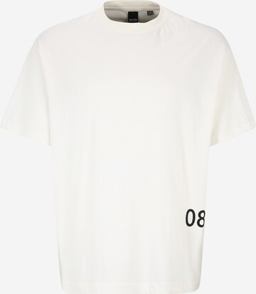 Only & Sons Big & Tall T-Shirt 'GUS' in Weiß: predná strana