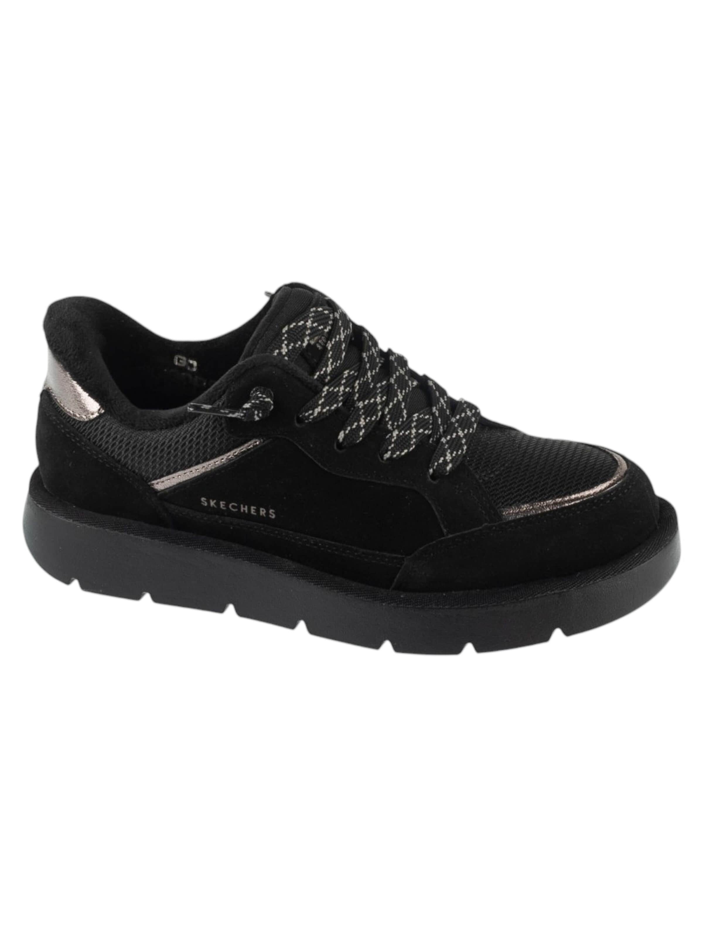 SKECHERS Sneaker low 'Keepsakes Cozy-Street Hiker EZ'‌‌‌‌‌ in Schwarz: Vorderseite