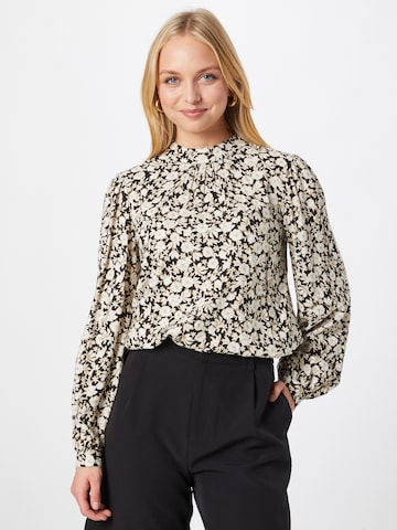 Dorothy Perkins Bluse 'Mono Ditsy' in Schwarz: predná strana