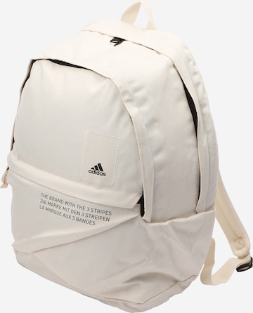 Sac à dos de sport 'Classic Foundation' ADIDAS SPORTSWEAR en beige : devant