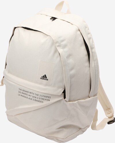 ADIDAS SPORTSWEAR Sports backpack in Black / Egg shell, Item view