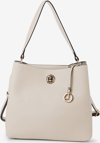 L.CREDI Tasche in Beige: Vorderseite