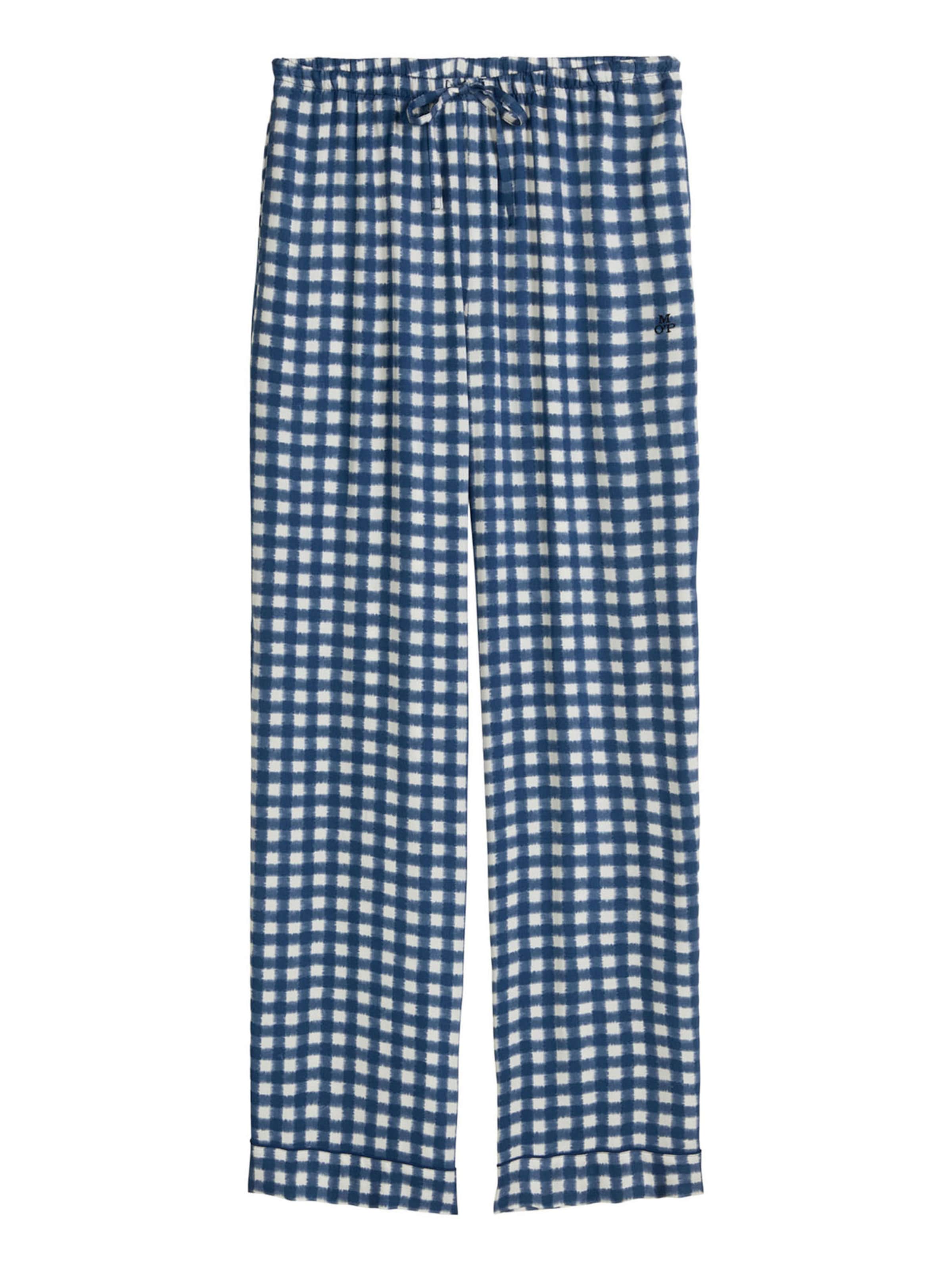 Pantalon de pyjama ' Mix N Match ' Marc O'Polo en bleu : devant