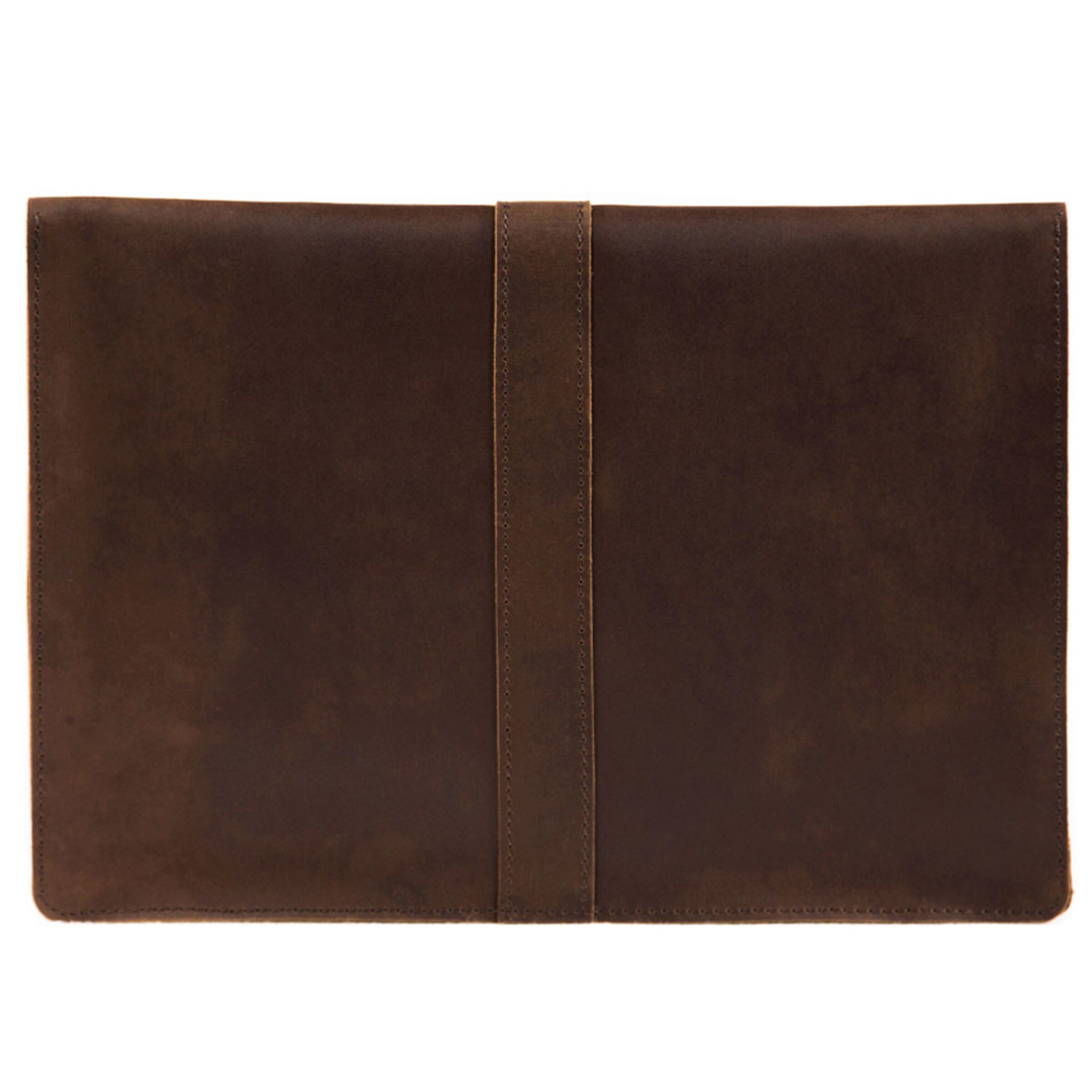 Buckle & Seam Laptop bag 'Aspen' in Brown