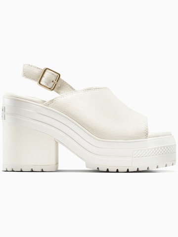 CONVERSE - Sandalias 'Converse Chuck 70 De Luxe Heel Mule' en beige