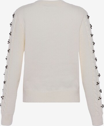 Pull-over faina en blanc