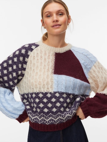 VERO MODA Pulover 'VMKRISTIN' | rdeča barva