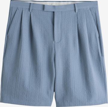Next - Loosefit Pantalón plisado en azul: frente