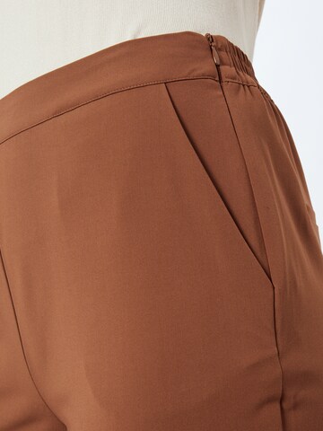 OBJECT Regular Trousers 'Cecilie' in Brown