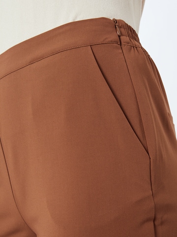 OBJECT Regular Pants 'Cecilie' in Brown
