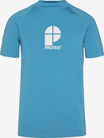 PROTEST Functioneel shirt 'PRTCATER' in Blauw: voorkant