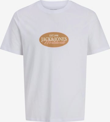 Jack & Jones Junior Koszulka 'JORCATSKILLS' w kolorze biały: przód
