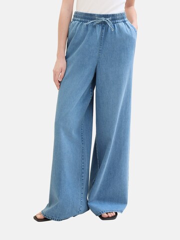 TOM TAILOR DENIM Wide leg Jeans in Blue: front