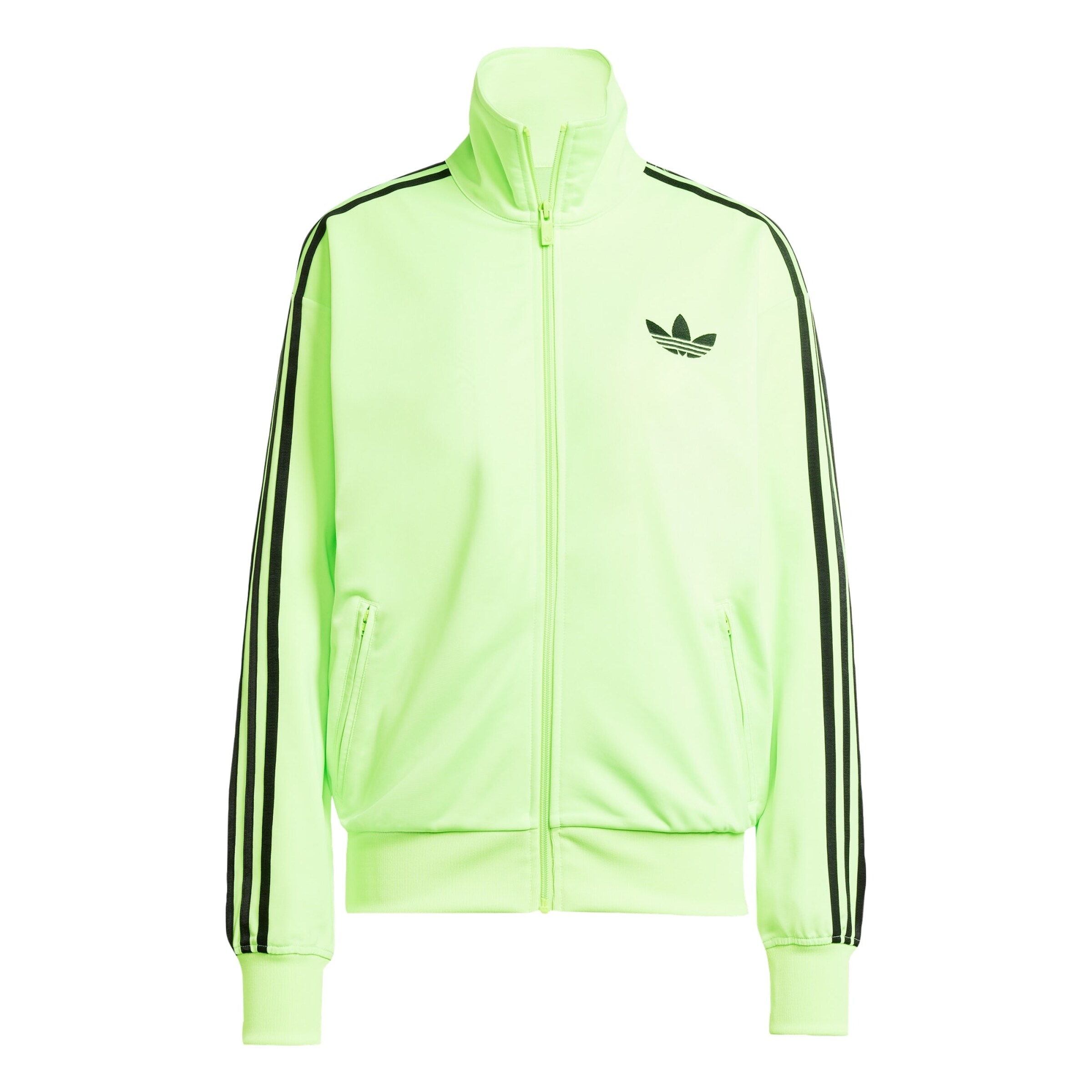 ADIDAS ORIGINALS - Sudadera con cremallera 'Adicolor Classic Firebird' en verde: frente