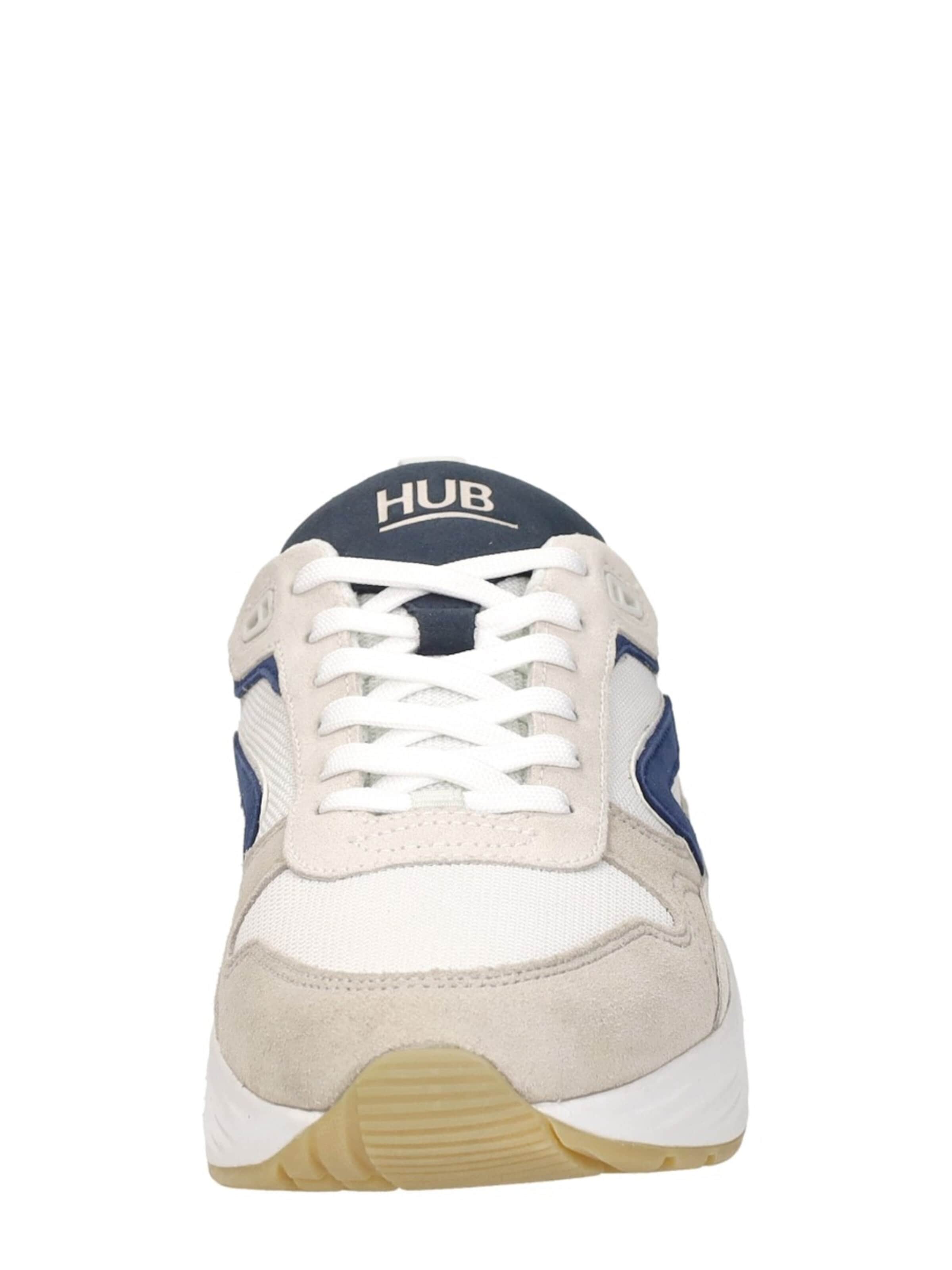 Baskets basses 'Glide S43' HUB en blanc