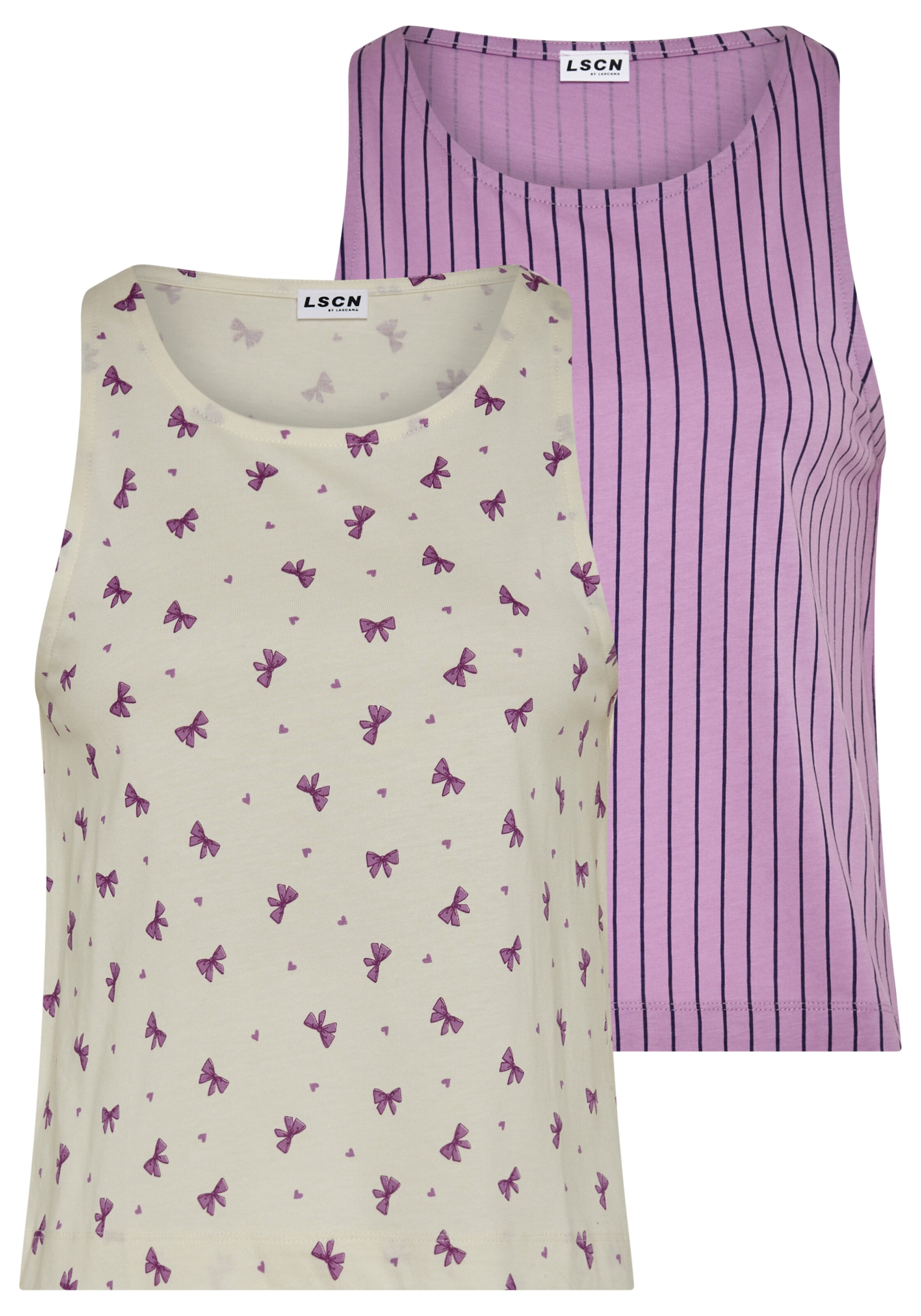 LSCN by LASCANA - Calções de pijama em bege