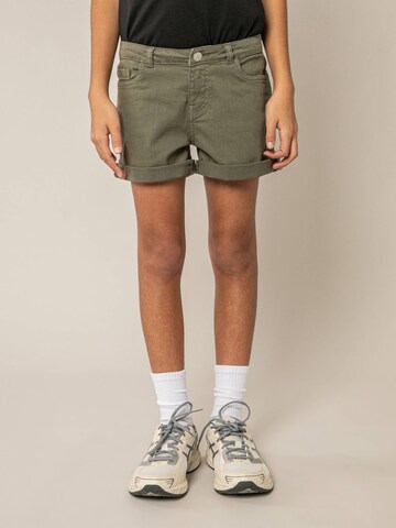 Regular Pantalon 'CERISE' Deeluxe en vert : devant