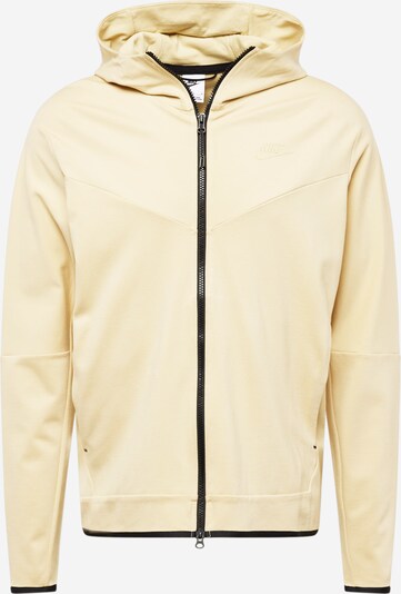 Nike Sportswear Sweatvest in de kleur Pasteelgeel / Zwart, Productweergave