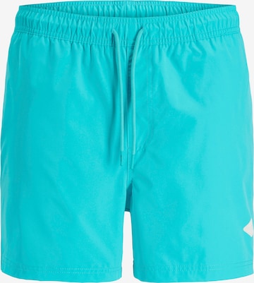 Șorturi de baie 'JPSTMaui Tropic' de la JACK & JONES pe albastru: față
