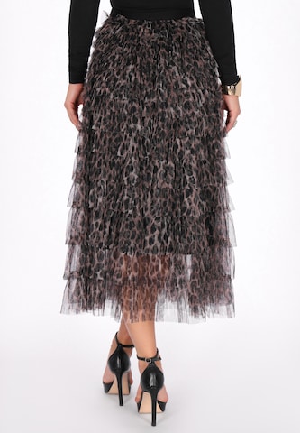 faina - Saia em castanho