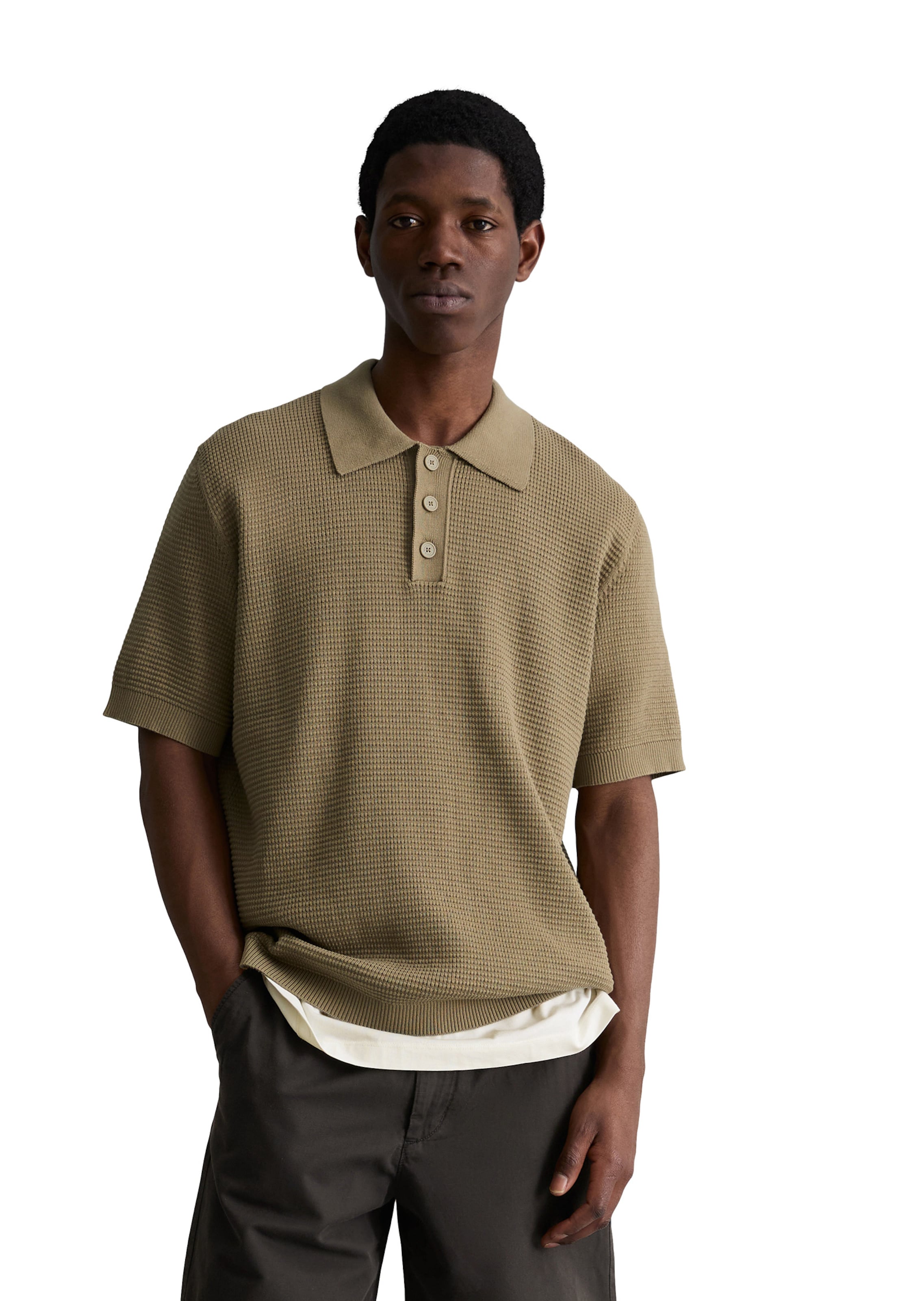Marc O'Polo DENIM Pullover in Grün: Vorderseite