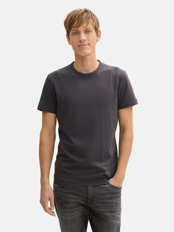TOM TAILOR Shirt in Zwart: voorkant