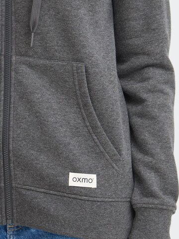 Oxmo Kapuzenfleecejacke ' OXKAREN ' in Grau