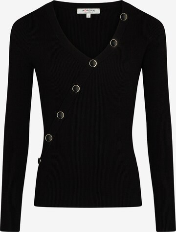 Morgan Sweater in Black: front