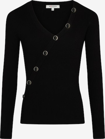 Morgan Sweater in Black: front