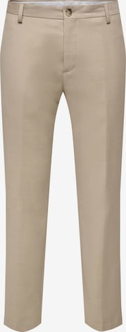 Only & Sons Bundfaltenhose 'KYLE' in Beige: Vorderseite