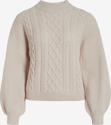 VILA Sweater 'Chinti' in Beige: front