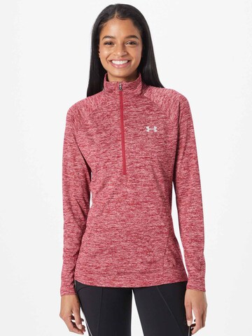 T-shirt fonctionnel UNDER ARMOUR en rose : devant