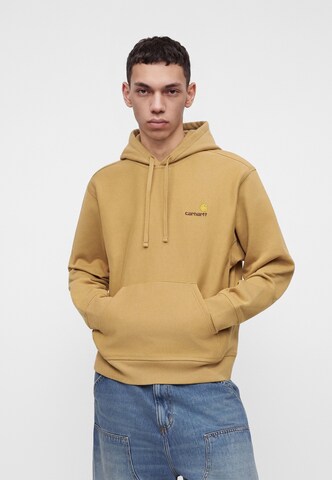Carhartt WIP Sweatshirt 'American Script' i beige
