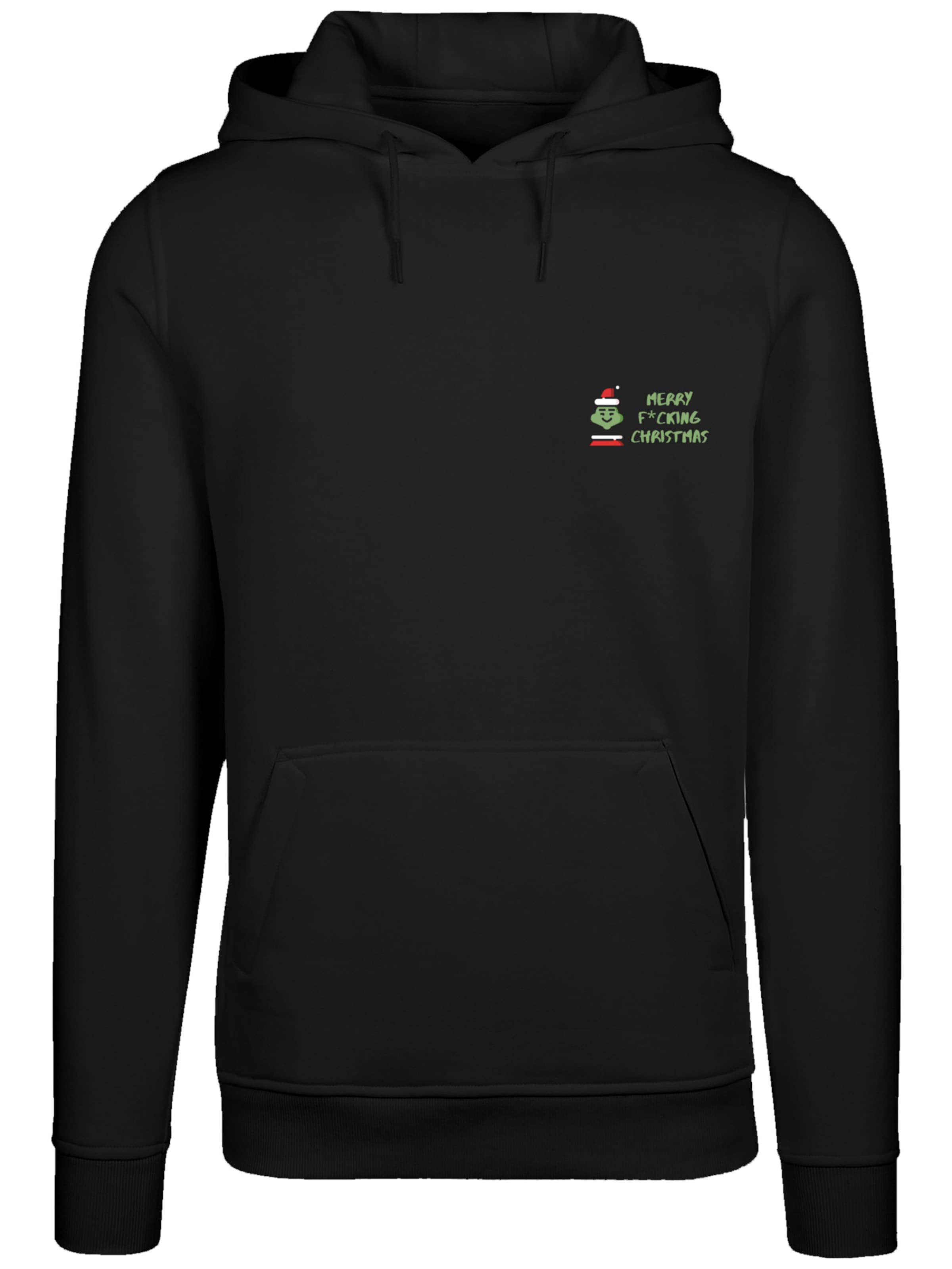 Sweat-shirt 'Grinch' F4NT4STIC en noir : devant