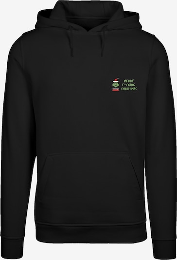 F4NT4STIC Sweatshirt 'Grinch' in grasgrün / feuerrot / schwarz, Produktansicht