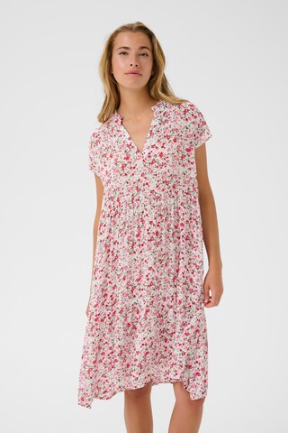 Robe 'KAmaja' Kaffe en rose : devant