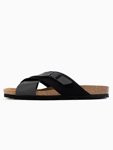 Bayton Pantolette 'Arezzo' in Grau: Vorderseite