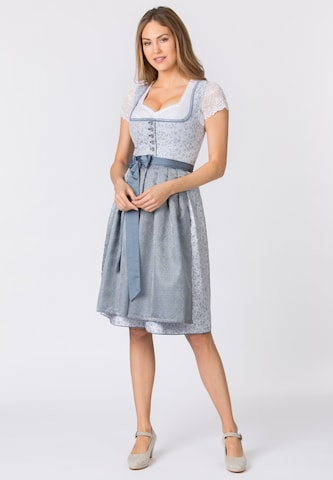 STOCKERPOINT Dirndl 'Eulania' in Blauw: voorkant