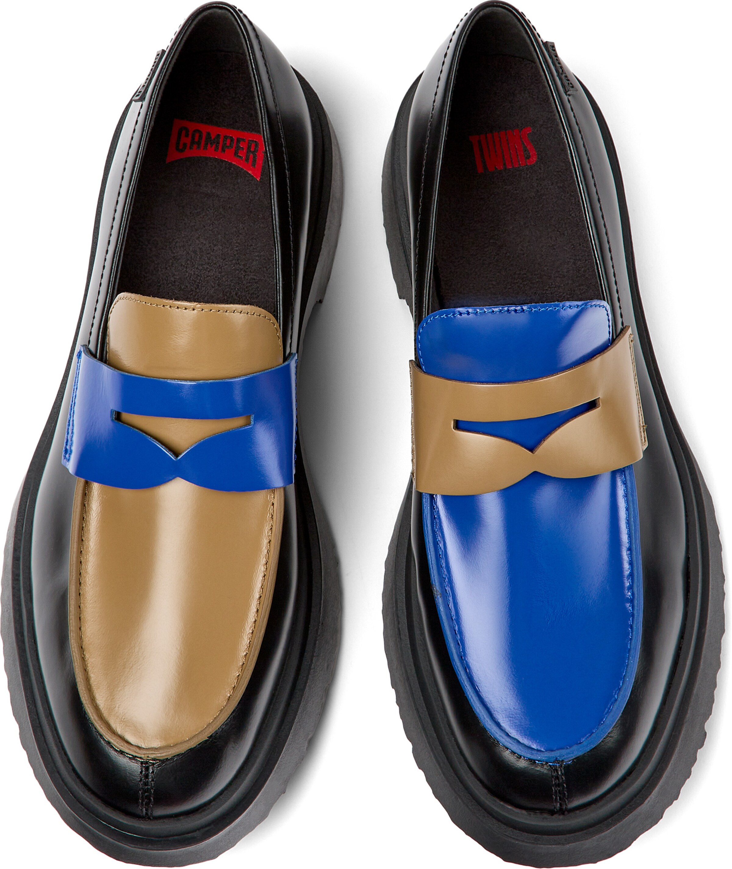 Mocassin ' Walden Twins' CAMPER en noir