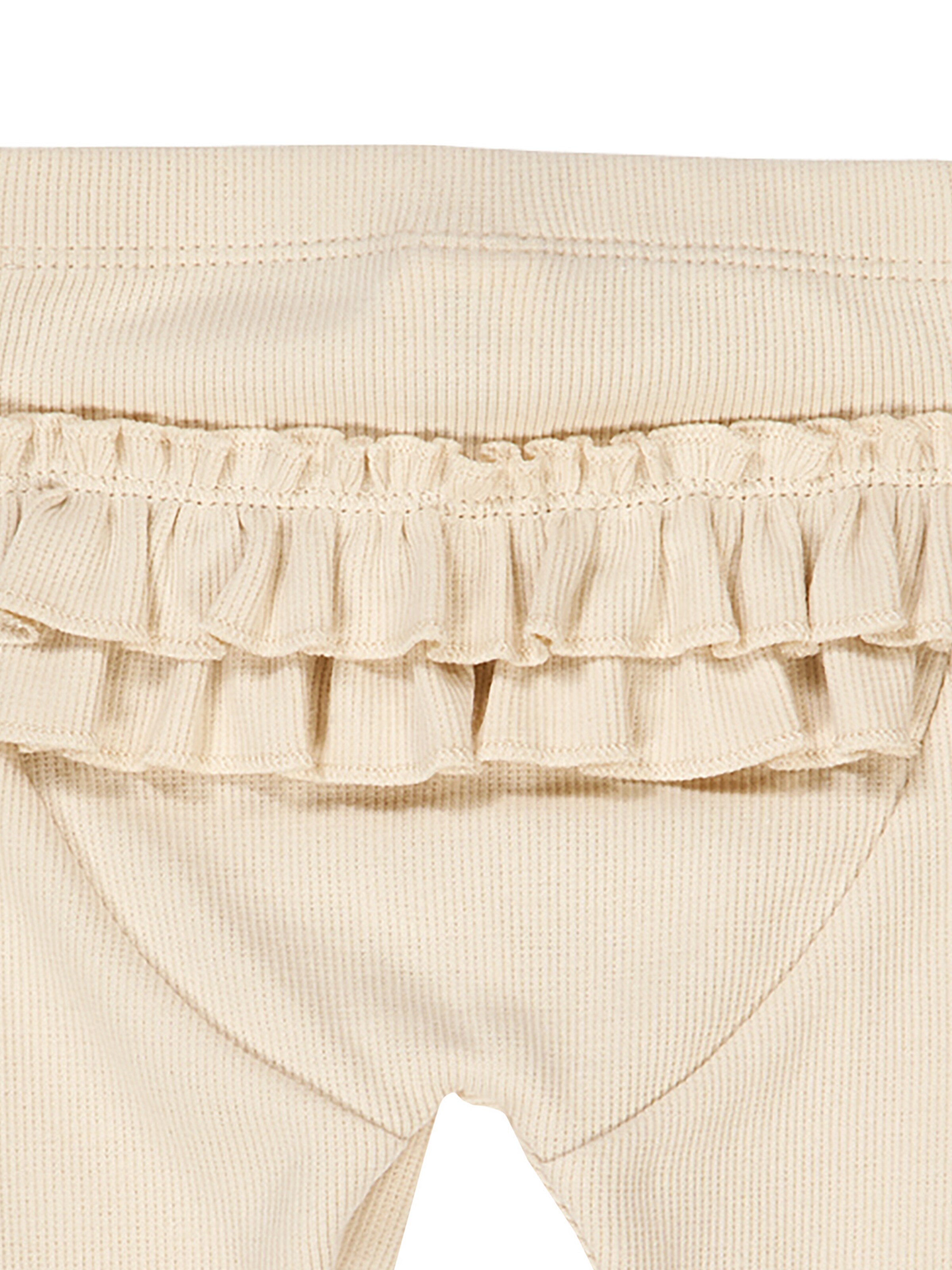 Skinny Leggings Müsli by GREEN COTTON en beige